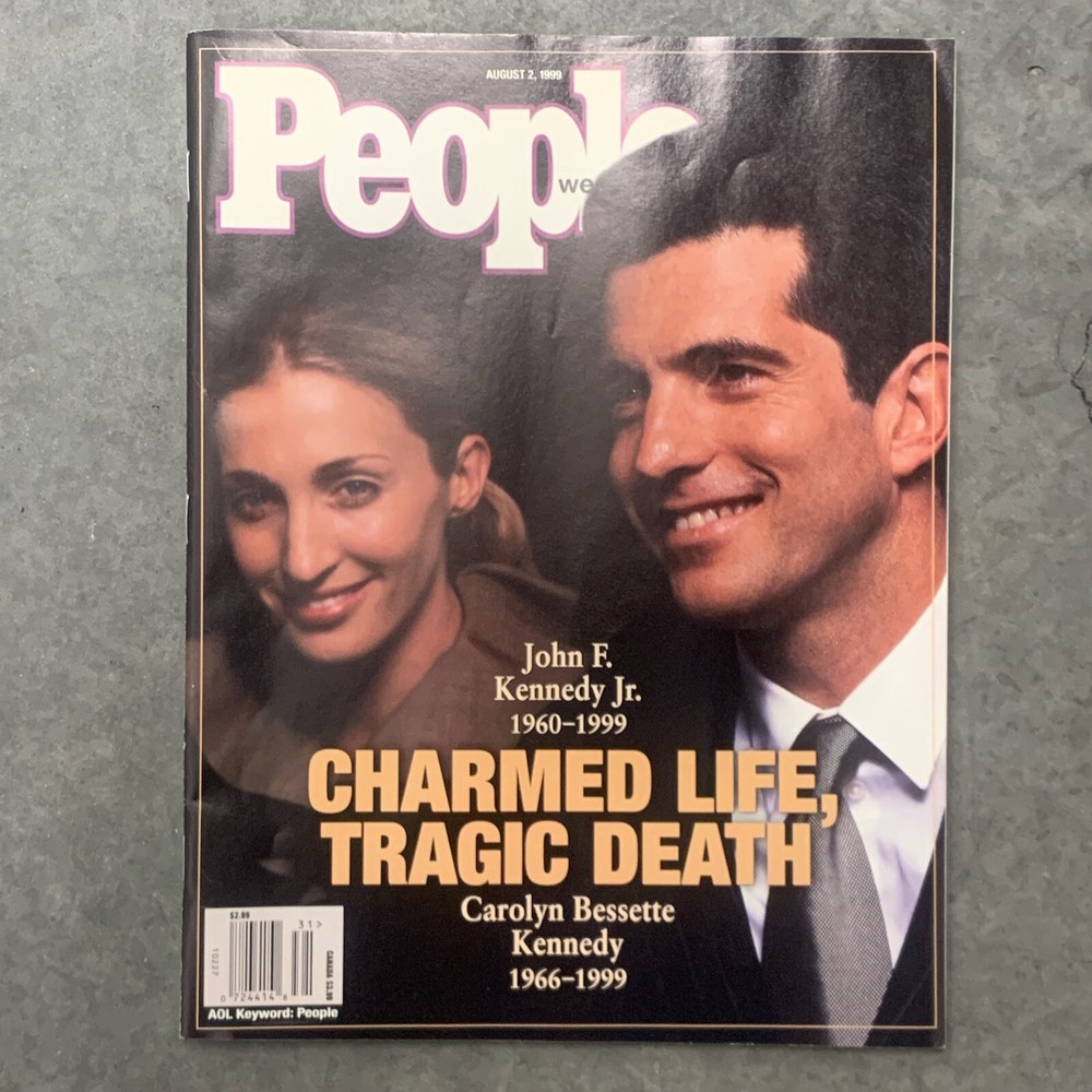 Carolyn BESSETTE Kennedy JFK Jr Aug 1999 People Magazine Collectible Rare Photos