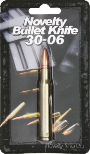 Novelty Cutlery Bullet Knife 30-06 Knife BF014940 3 1/4