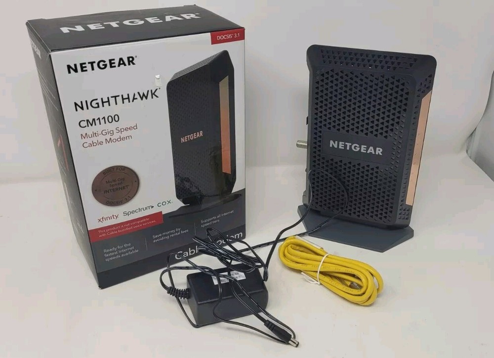 NETGEAR NIGHTHAWK CM1100 Cable Modem DOCSIS 3.1