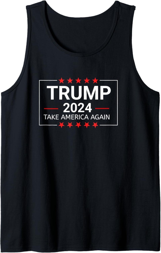 donald trump 2024 take america again election - the return Tank Small, Black