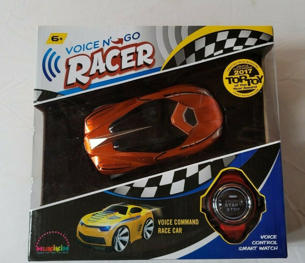 Voice-Controlled Red Racer Car for Kids 6+ by Mukikim-image