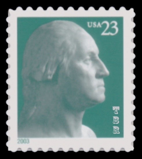 3819 George Washington 23c Single 2003 Reprint Variety Die Cut 11 MNH - Buy Now-image