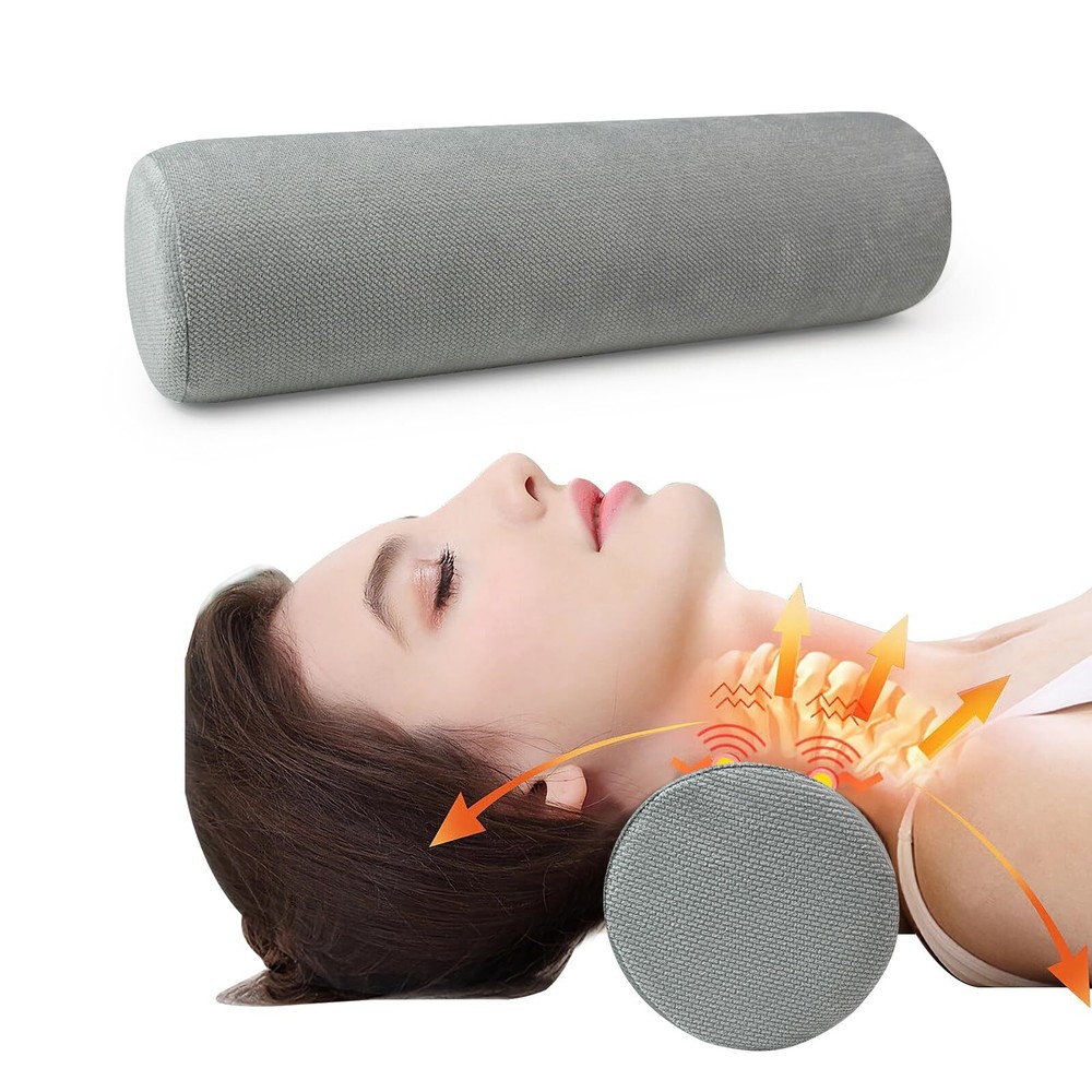 Cervical Neck Pillow Roll Foam Pillows Bolster Pillow Round Neck Pillows Supp...