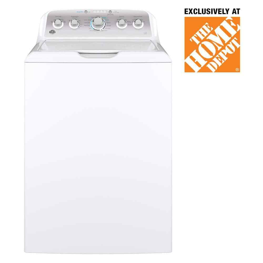 4.6 cu. ft. High-Efficiency White Top Load Washing Machine with Sanitize with Ox