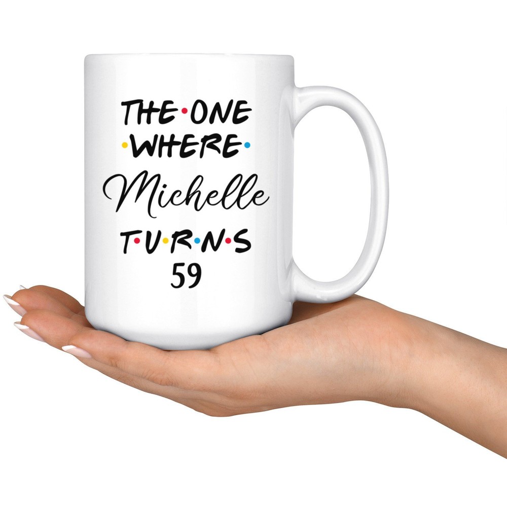 Personalized 59th Birthday Mug Happy 59th Birthday Party 59th Birthday Gift For