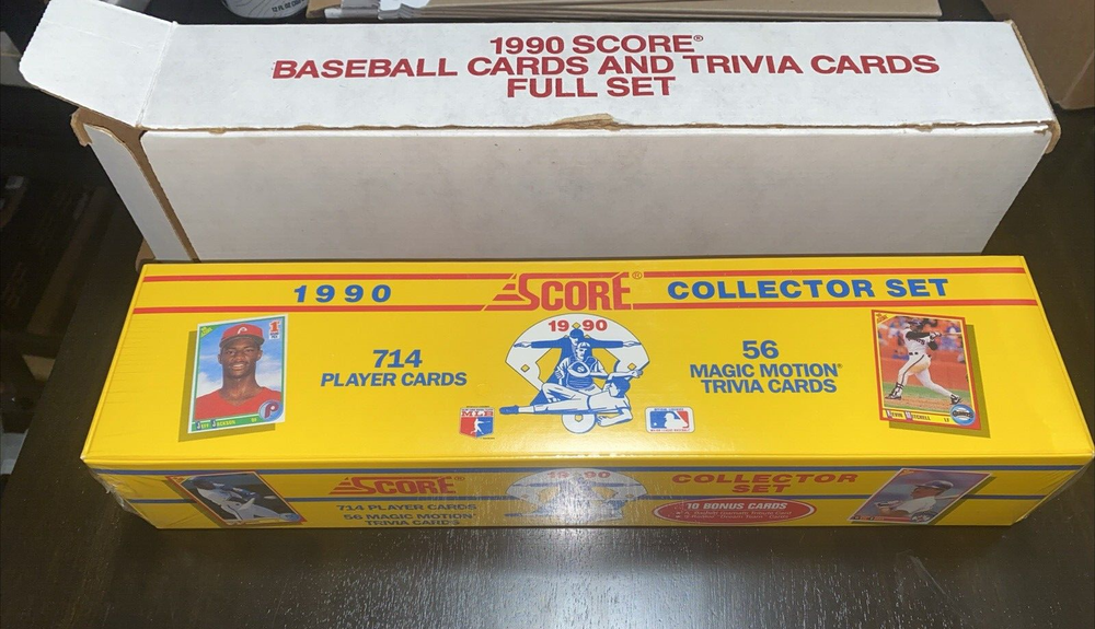 1990 Score MLB Baseball Factory Sealed Set - 714 Cards- Griffey Jr, Larry Walker
