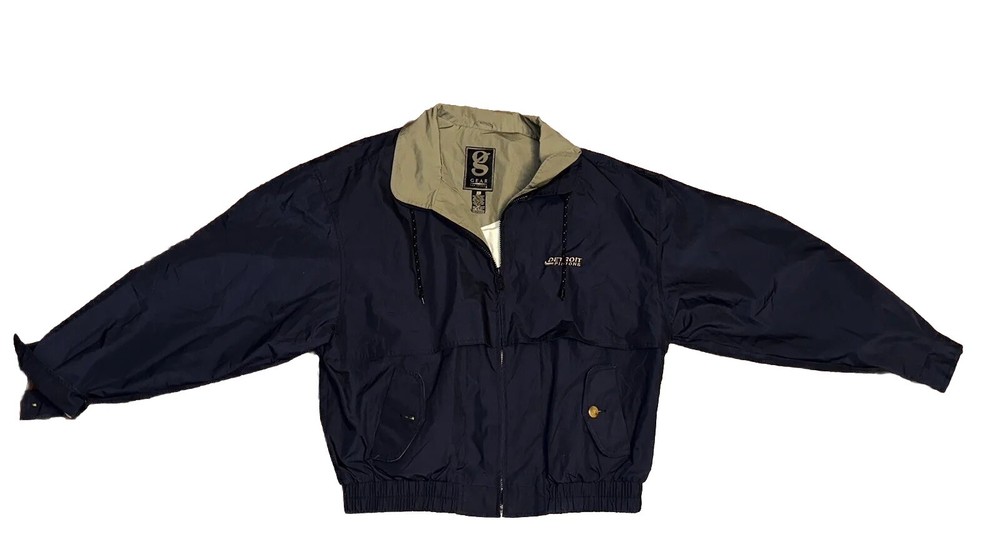 Vintage Gear For Sports Zip Up Jacket Detroit Pistons Mens  Extra Large