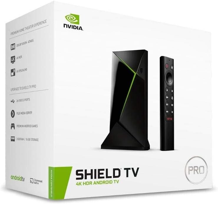 NVIDIA SHIELD TV Pro 4K Media Player with AI Upscaling and Voice Control-image
