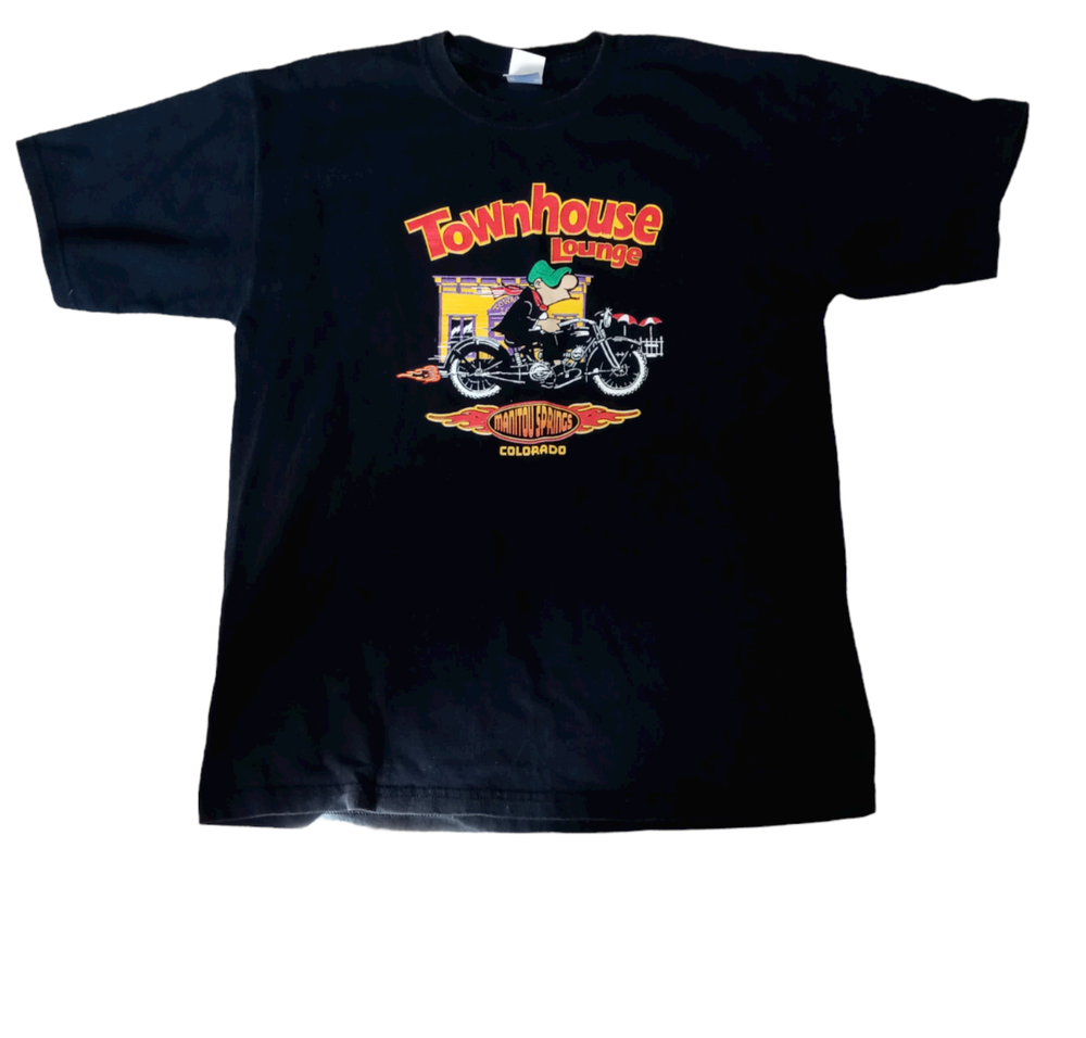 Vintage Colorado Manitou Springs Townhouse Lounge Tshirt Large