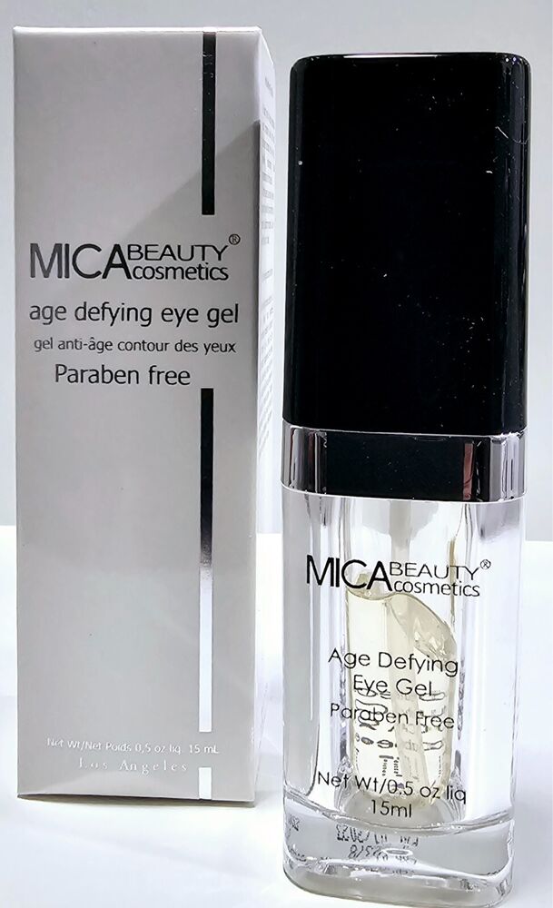 Mica Beauty Cosmetics Age Defying Eye Gel 0.5 oz Paraben Free Brand New