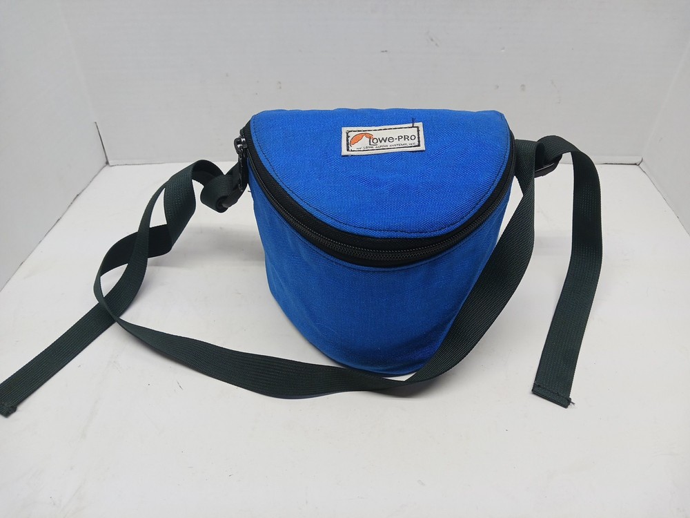 Vintage Lowe Pro Alpine: Camera Cross Body Bag Blue