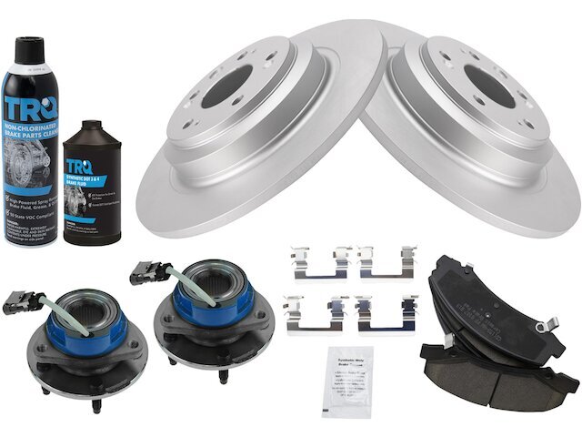 Front Brake Pad and Rotor and Wheel Hub Kit fits Lucerne 2006-2011 92GKVT