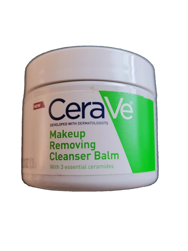 CeraVe Makeup Remover Cleansing Balm 1.3 oz with Ceramides Hydrates Skin-image