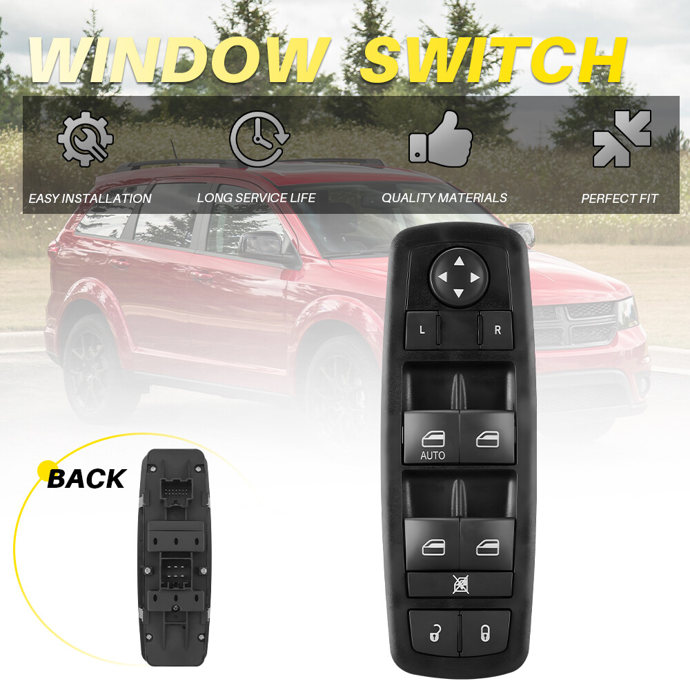Master Power Window Switch Driver Left 68307001AA for 2017 - 19 Dodge Journey M