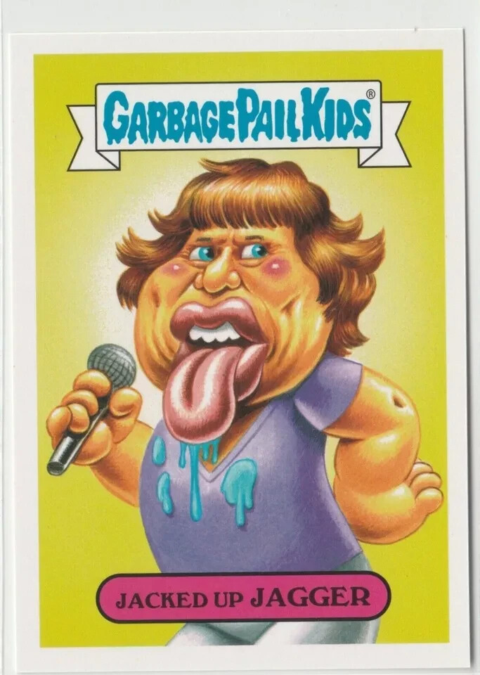 Garbage Pail Kids GPK 2017 Battle of the Bands Jacked Up Jagger #4b