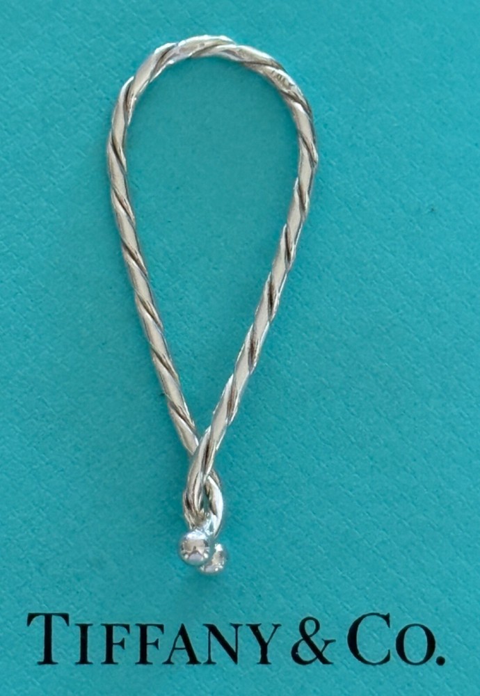 Tiffany & Co Twist  Keyring Keychain Sterling Silver  925 Made in Italy