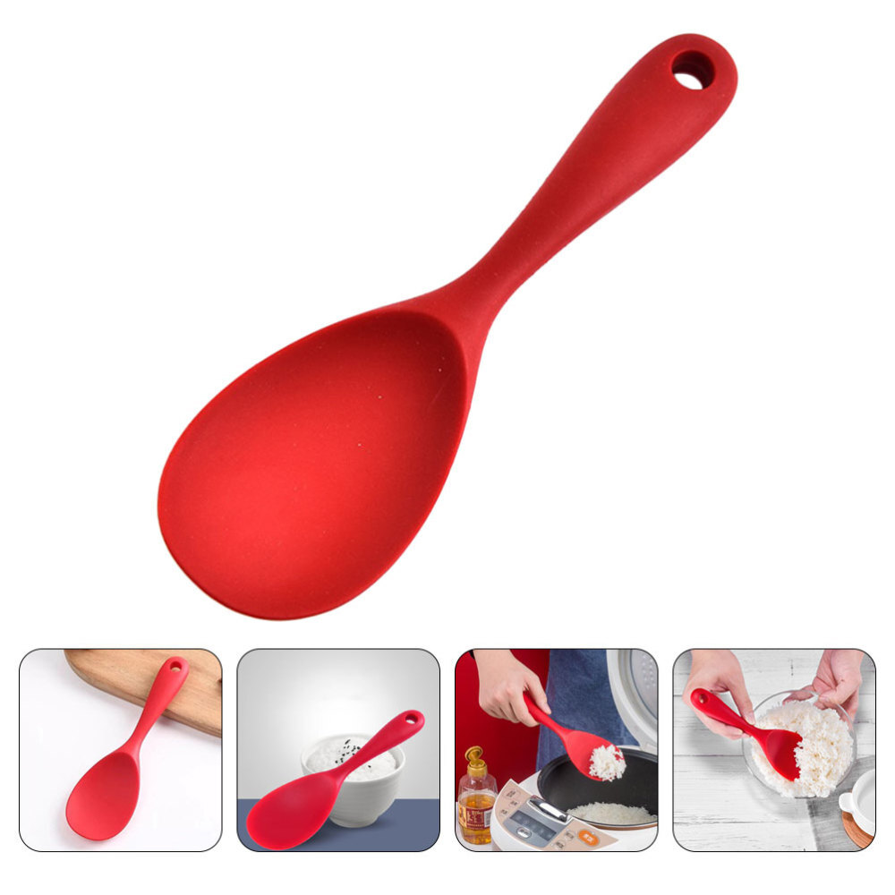 Rice Serving Spoon Weaning Spoons Silicone Premium Material