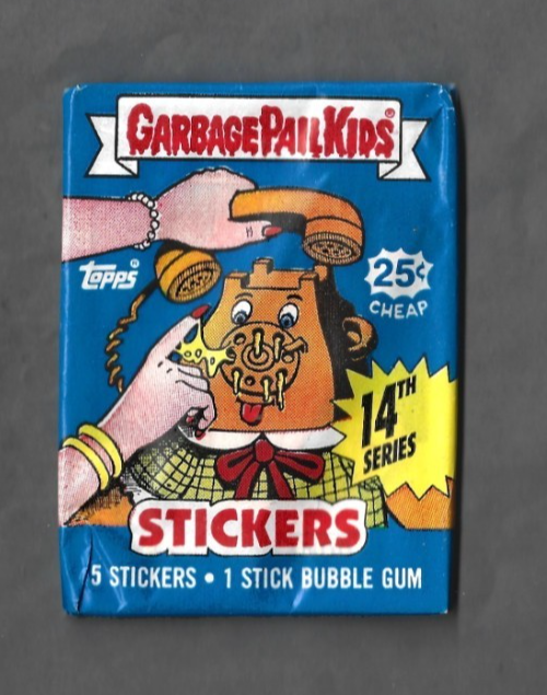 Garbage Pail Kids Stickers 1988 Topps 14th Series 5 Stickers per pack