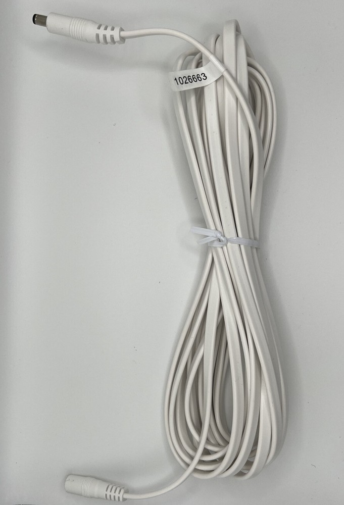 Hunter Douglas 20FT 18V Power Cable ONLY— DC Plug-In Powerview