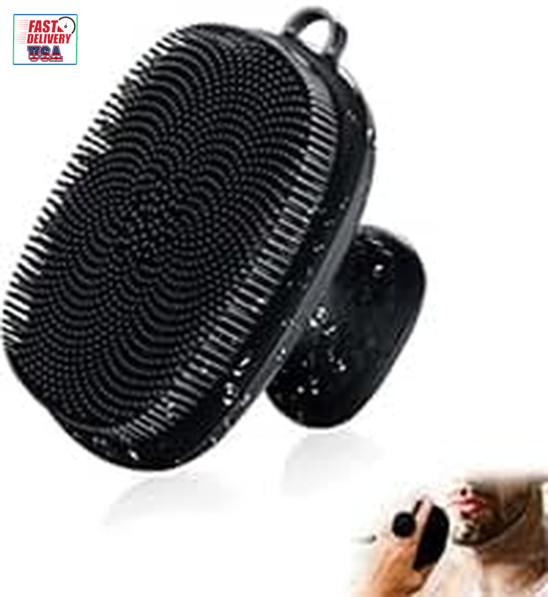 Face Scrubber, Silicone Face Scrubber for Men, Facial Cleansing Brush Silicone F