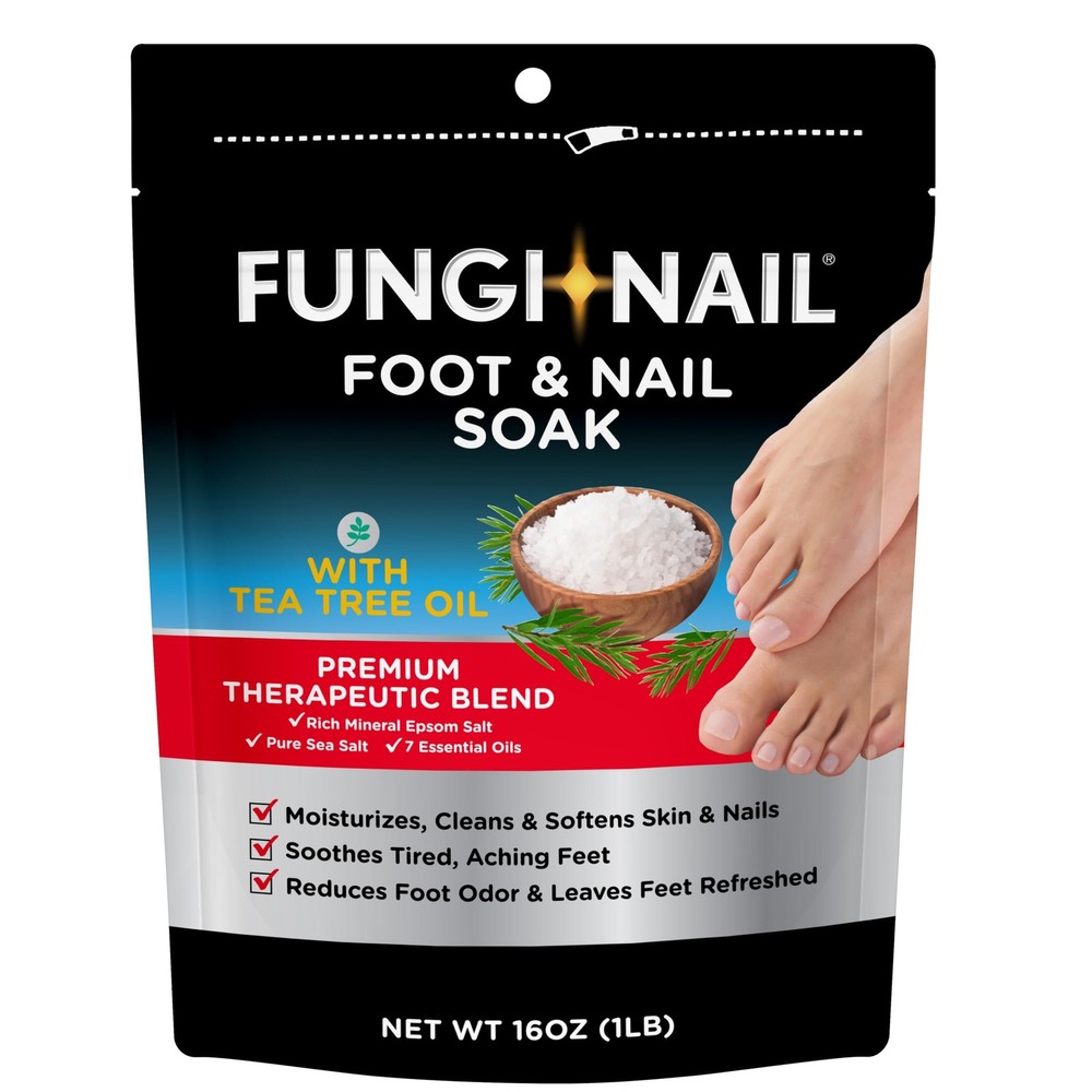 Fungi-Nail Tea Tree Oil Foot Soak for Odor Control & Moisturizing