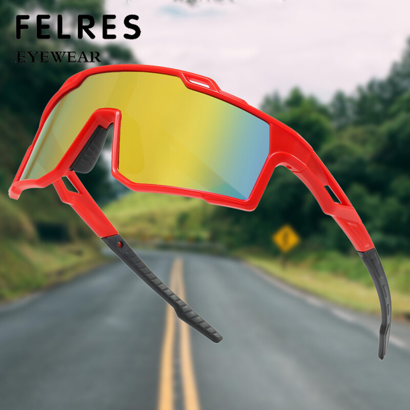 Square Sports Sunglasses for Men Women UV400 Protection Driving Cycling Outdoor