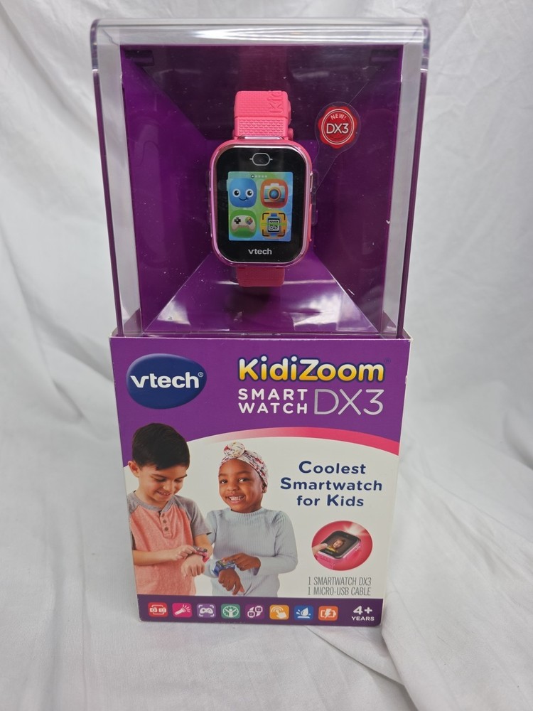 Vtech Kidizoom DX3 Kids Smartwatch with Touch Screen in Pink