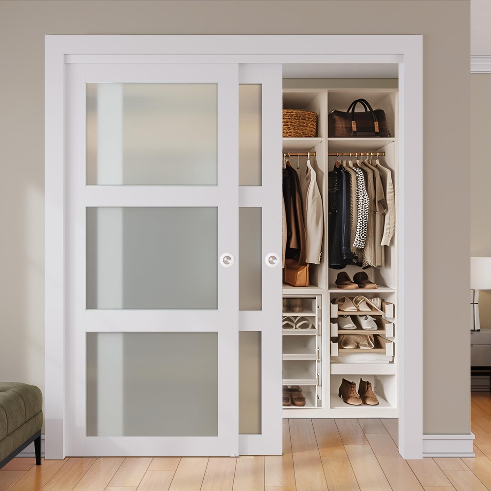 SMARTSTANDARD Sliding Closet Door, 72