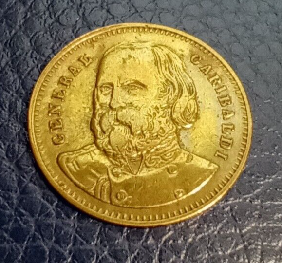 General Garibaldi Spiel Marke - German Counter Token / Coin - 21mm Free Shipping