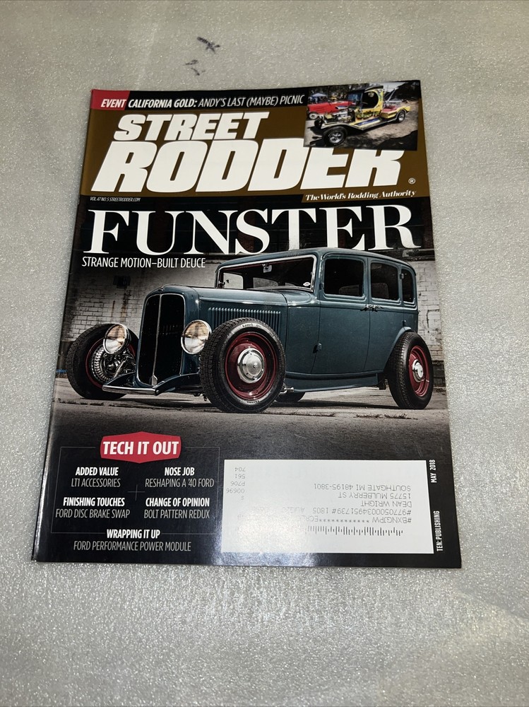 Street Rodder Magazine - May  2018 -  T58