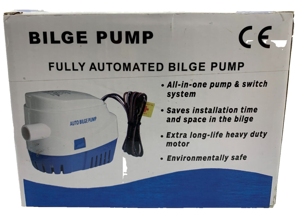 AURELIO FULLY AUTOMATED BILGE PUMP 12V.-750GPH-image