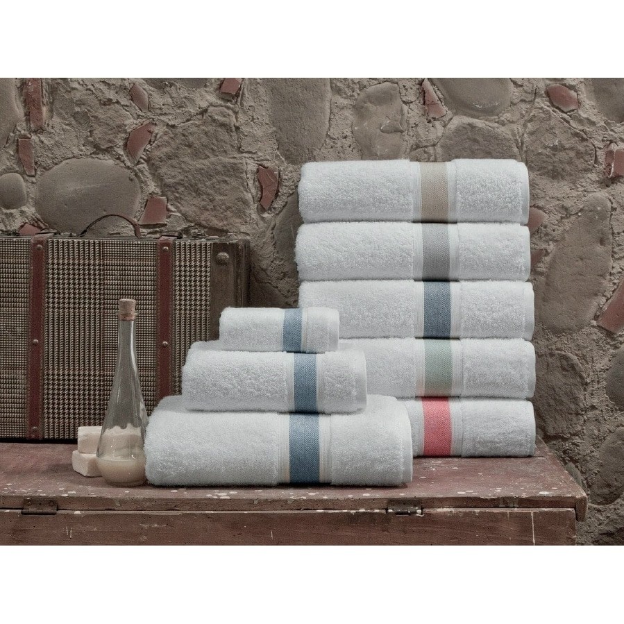 Turkish Cotton 4-Piece Hand Towel Set - 16x28 Inches Soft Absorbent