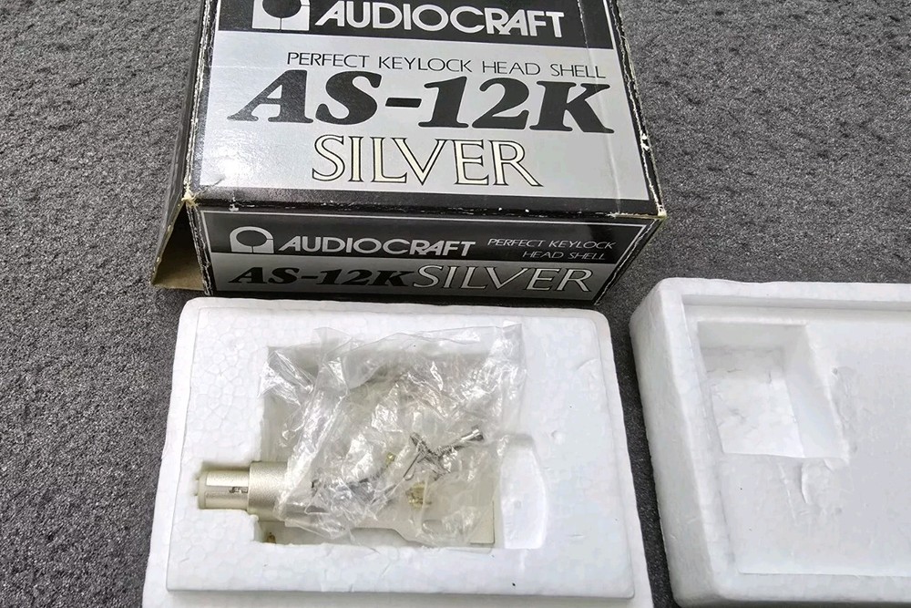 AUDIOCRAFT AS-12K Headshell New Unused in Original Box