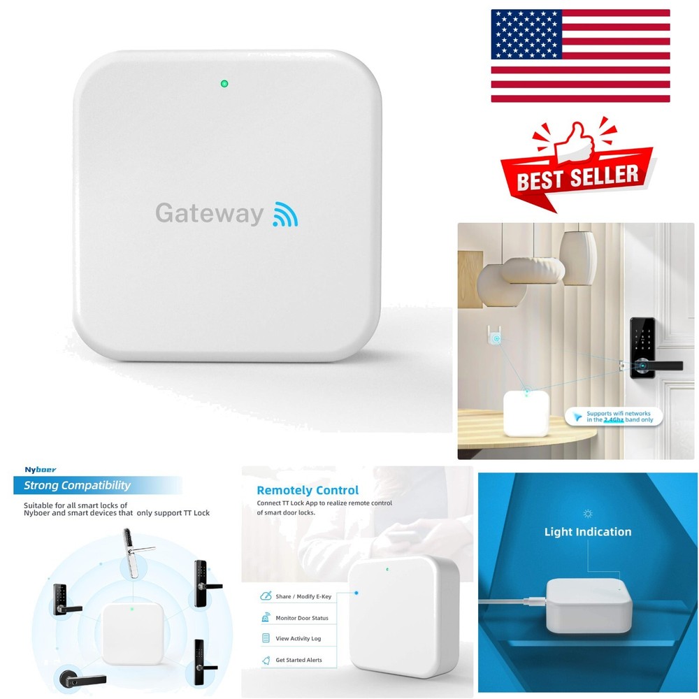 Smart Wi-Fi Biometric Lock Controller with Remote Access & Alexa-image