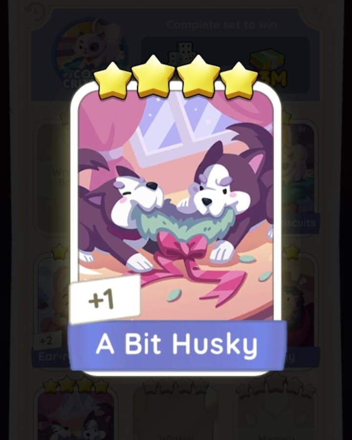 A Bit Husky MONOPOLY 4 Stars ⭐️⭐️⭐️⭐ Sticker | FAST DELIVERY