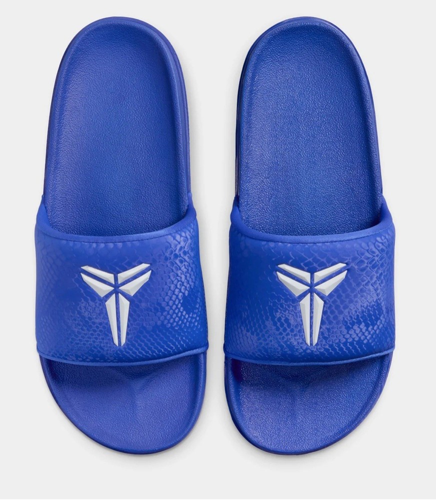 Nike Kobe Offcourt Slides LA Dodgers Mens Size 13 Hyper Royal Blue