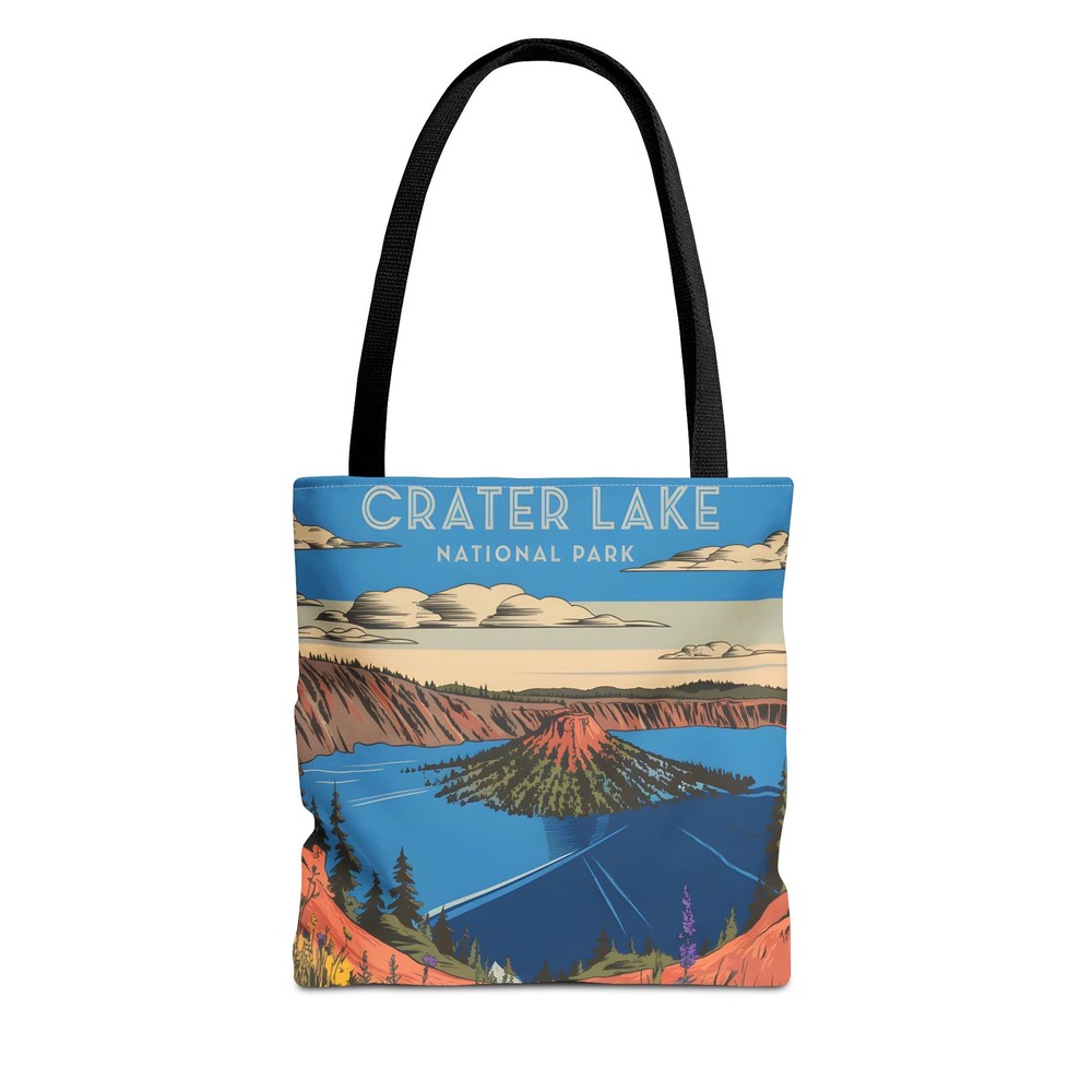 Crater Lake National Park All Over Print Tote Bag Art Nature Lover Casual