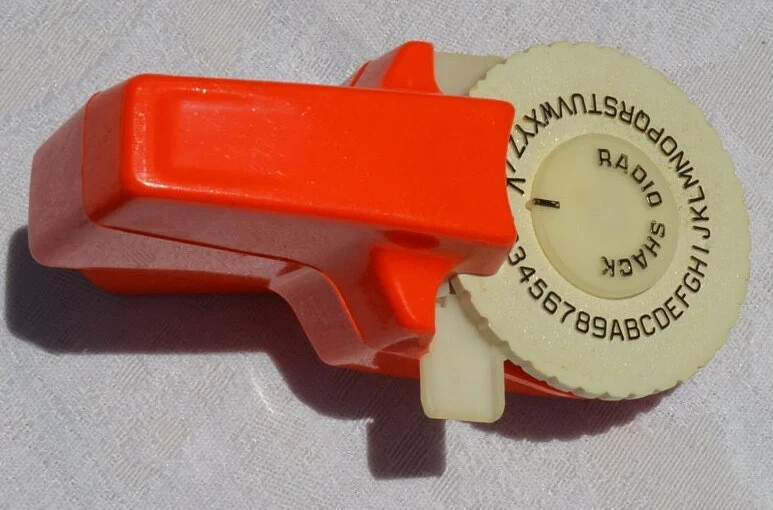 Vintage Radio Shack Label Maker