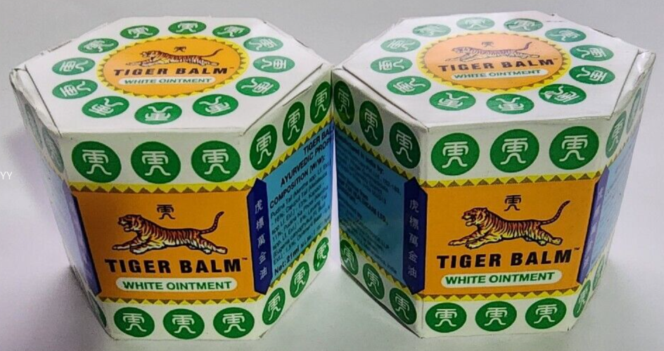 (pack of 2/4/8/10)Tiger Balm (White) Super Strength Pain Relief Ointment 19.4g