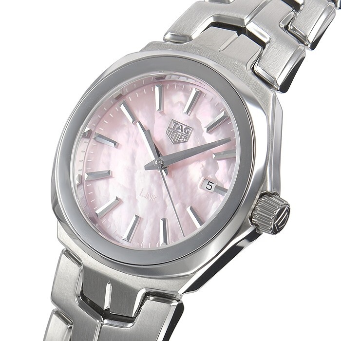 TAG Heuer Link Pink Dial Ladies Watch WBC1317.BA0600