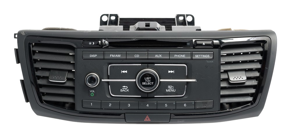 2017 Honda Accord AM FM Receiver CD Player Aux Input Part Number 39100-T2F-A101
