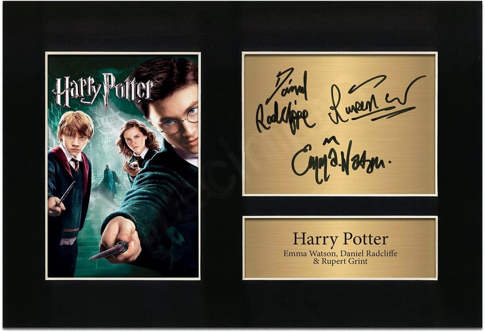 Daniel Radcliffe Signed Harry Potter Limited Edition Photo Print Collectible