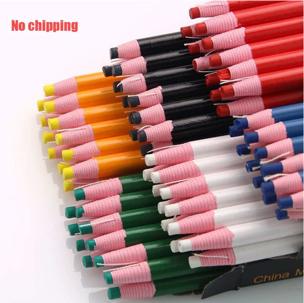 12pcs Sewing Marking Pencils For Fabrics Automatic Vanishing Chalk Tailor's Kit-image