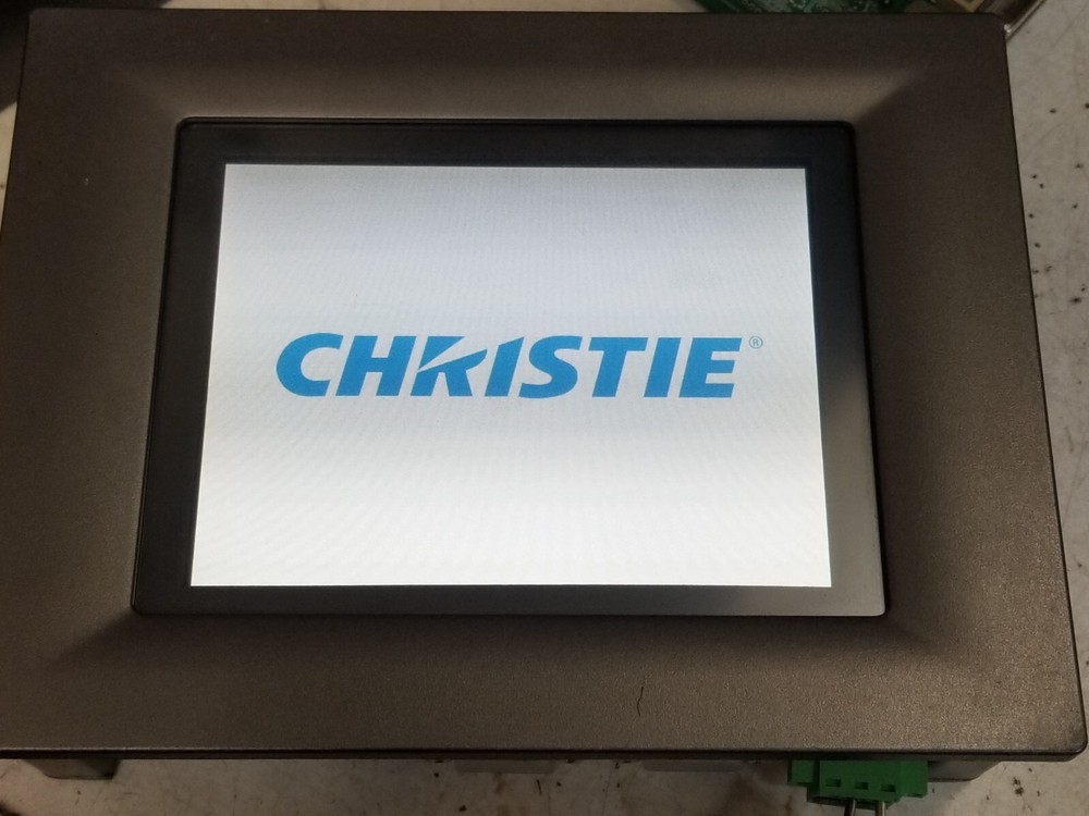 Christie Touch Screen Panel Industrial Computer Advantech TPC-650H Working