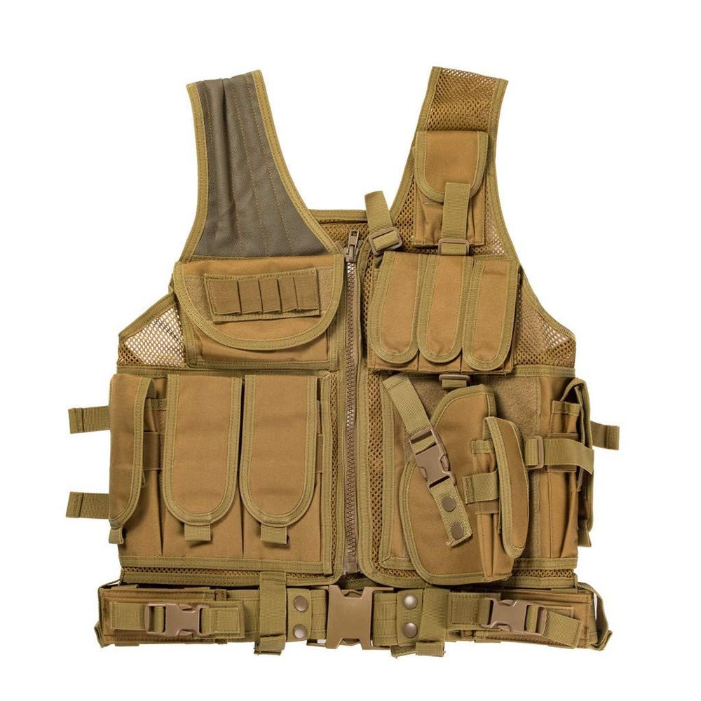 Tactical MOLLE Adjustable Hunting Vest with Detachable Game Pockets