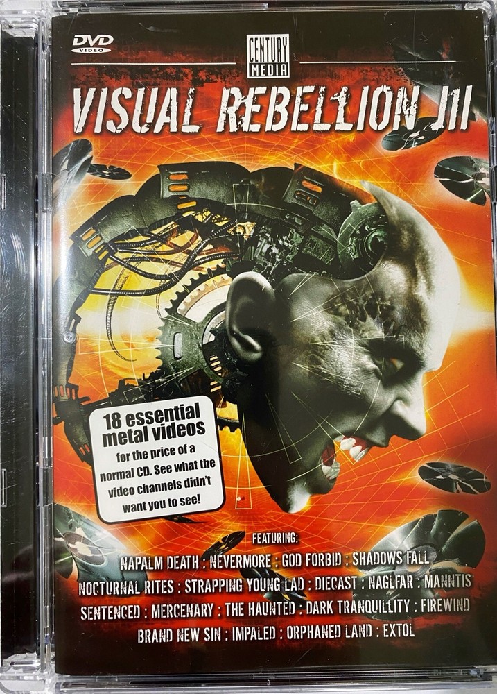 VISUAL REBELLION III - Various DVD 2005 Century Media Exc Cond! MC1-image