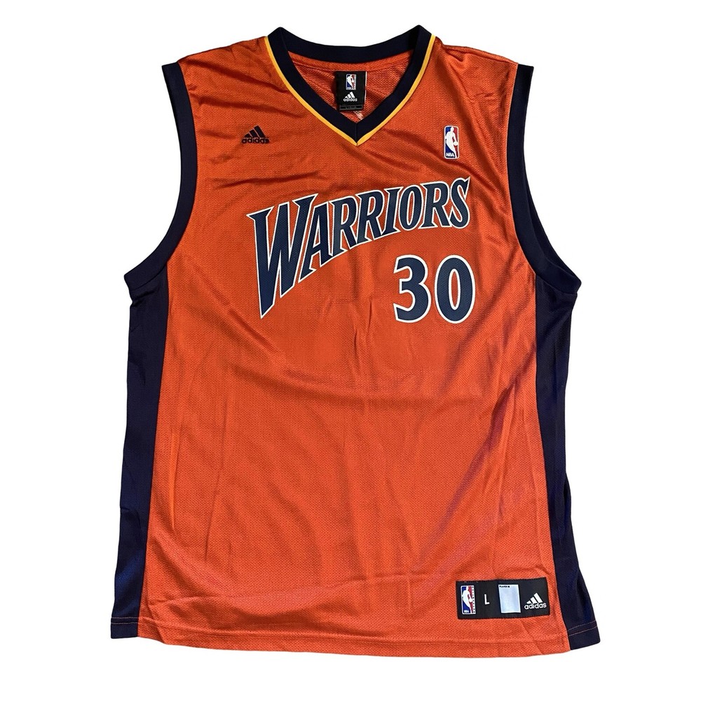 Vintage Adidas Golden State Warriors Steph Curry #30 NBA Alternate Jersey Size L