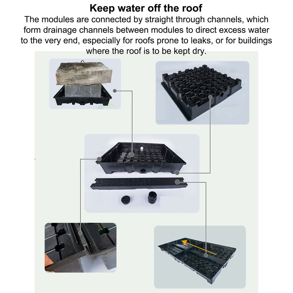 Garden Grow Bed PP Rectangle Planting Container Breathable Planter with Drainage