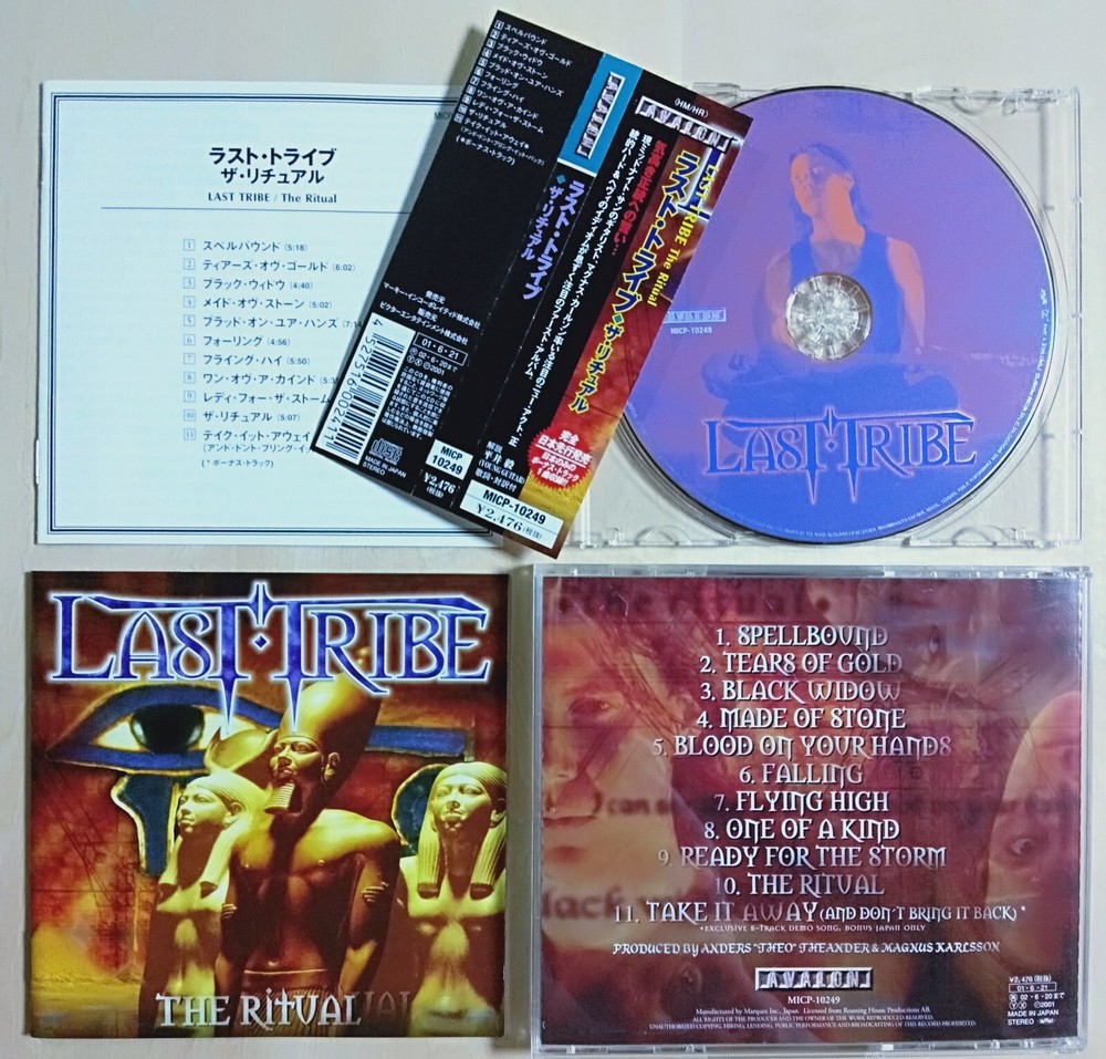 LAST TRIBE - The Ritual - 2001 JAPAN CD OBI + B/T ** MIDNIGHT SUN , ARMAGEDDON