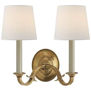Visual Comfort TOB 2121HAB-L - Wall Sconces Indoor Lighting-image